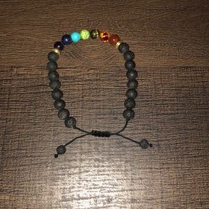 3/$10 Rainbow lava bead bracelet